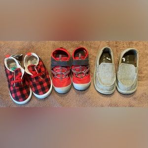 3 pairs boys size 12 shoes